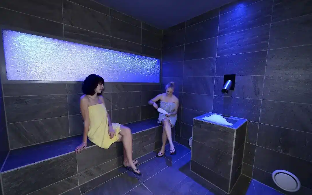 Eisraum mit Eisbrunnen im Freizeitbad Jurawell