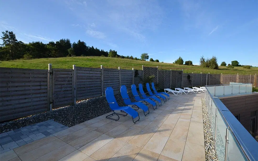 Dachterrasse im Saunagarten